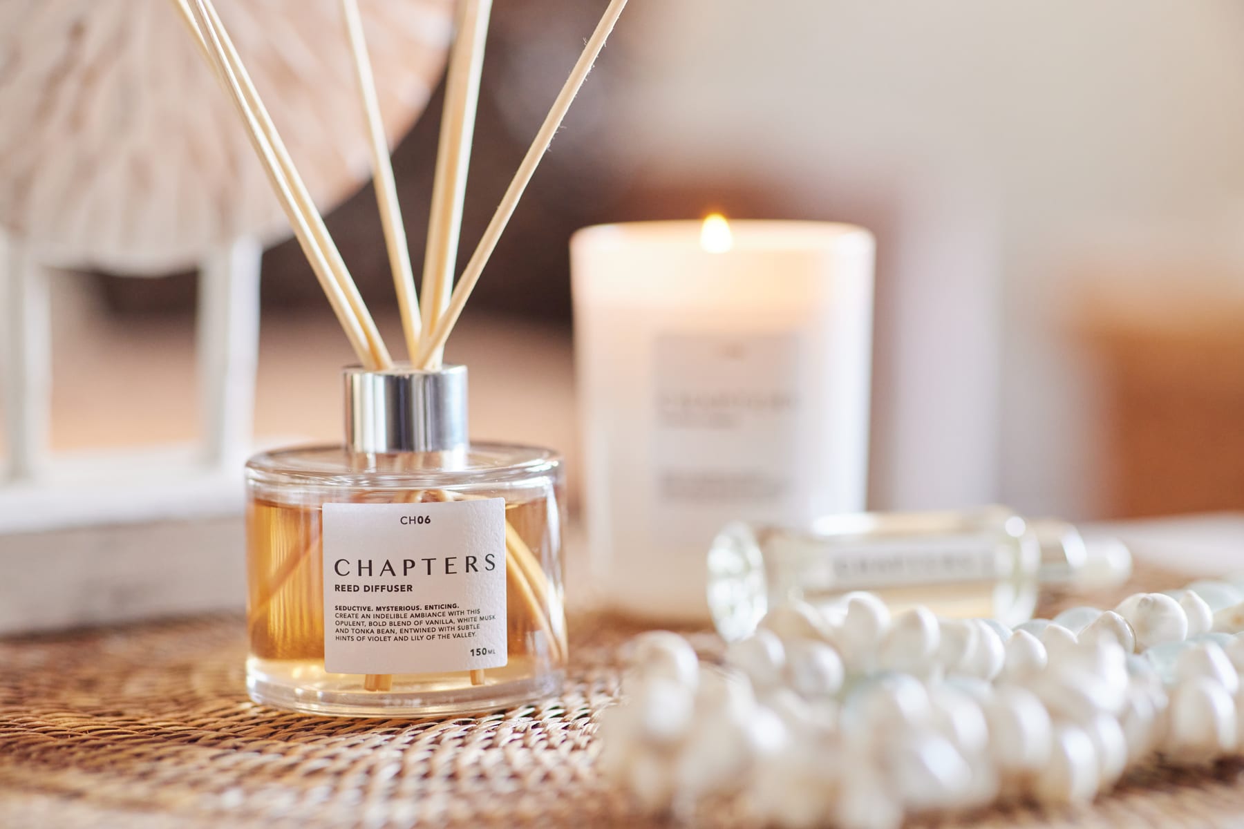 Chapters Home Fragrance — product photography