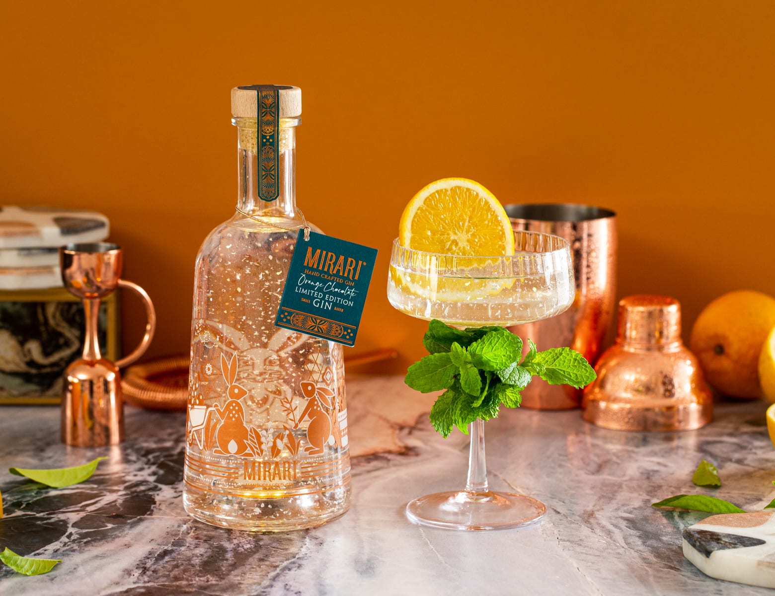 Mirari Gin — brand photography
